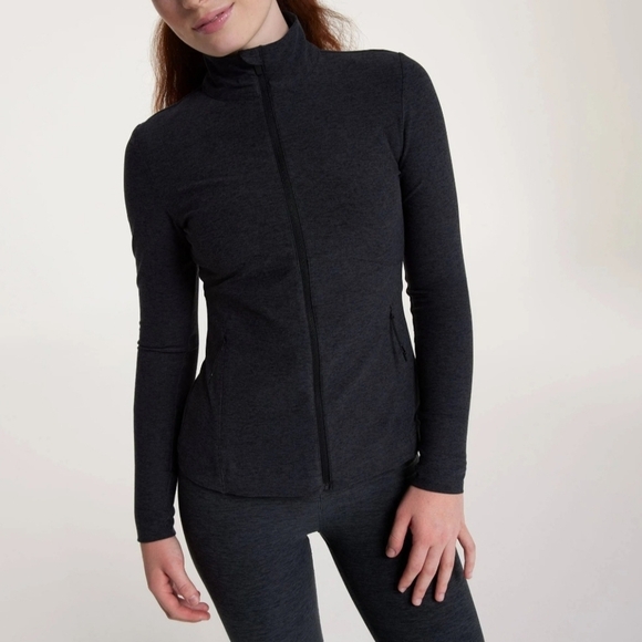 Nwt Calia Women's Bricklayer Heather LustraLux Jacket, Darker Ardosia Slate - Picture 1 of 5